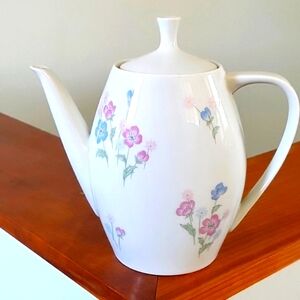 Vintage German Porcelain Thomas Pattern Number 31 Coffee Pot